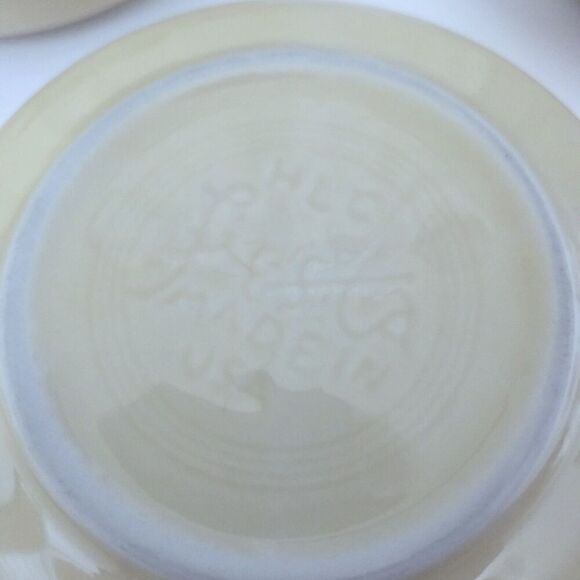 VTG Homer Laughlin HLC Fiesta Coupe Bowls (Set of 3) Ivory Aprox 6 7/8" - Picture 6 of 9